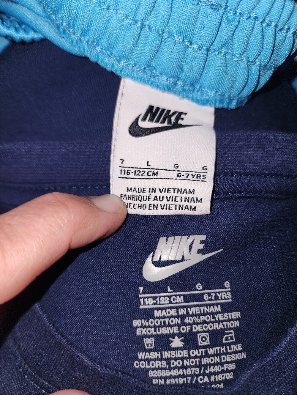 🩵2pcs Boys Size 7 Nike Shorts Outfit💙 - Picture 9 of 9